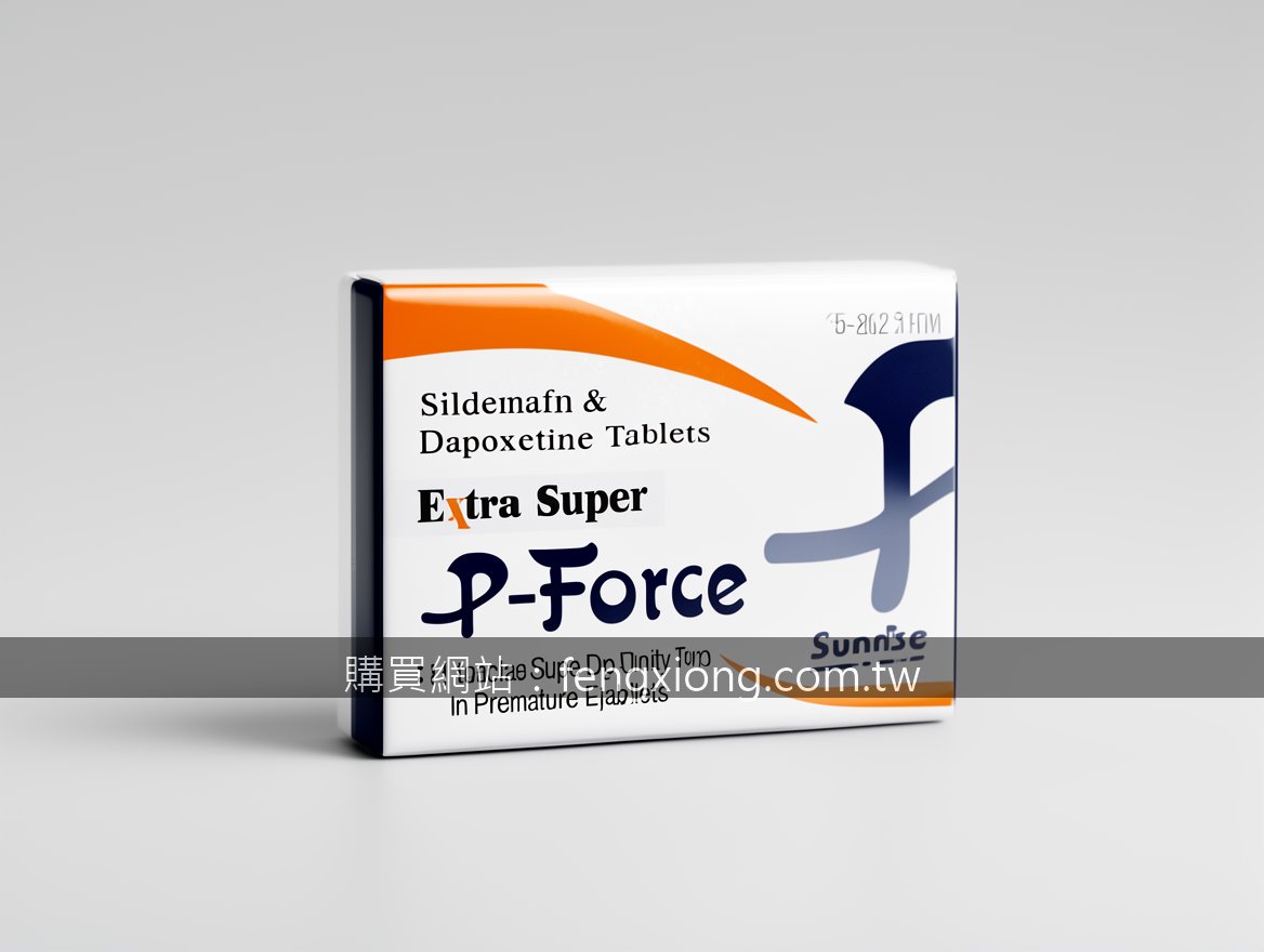 Close-up detail product photography. Photograph the P-Force Extra Super Sildenaf