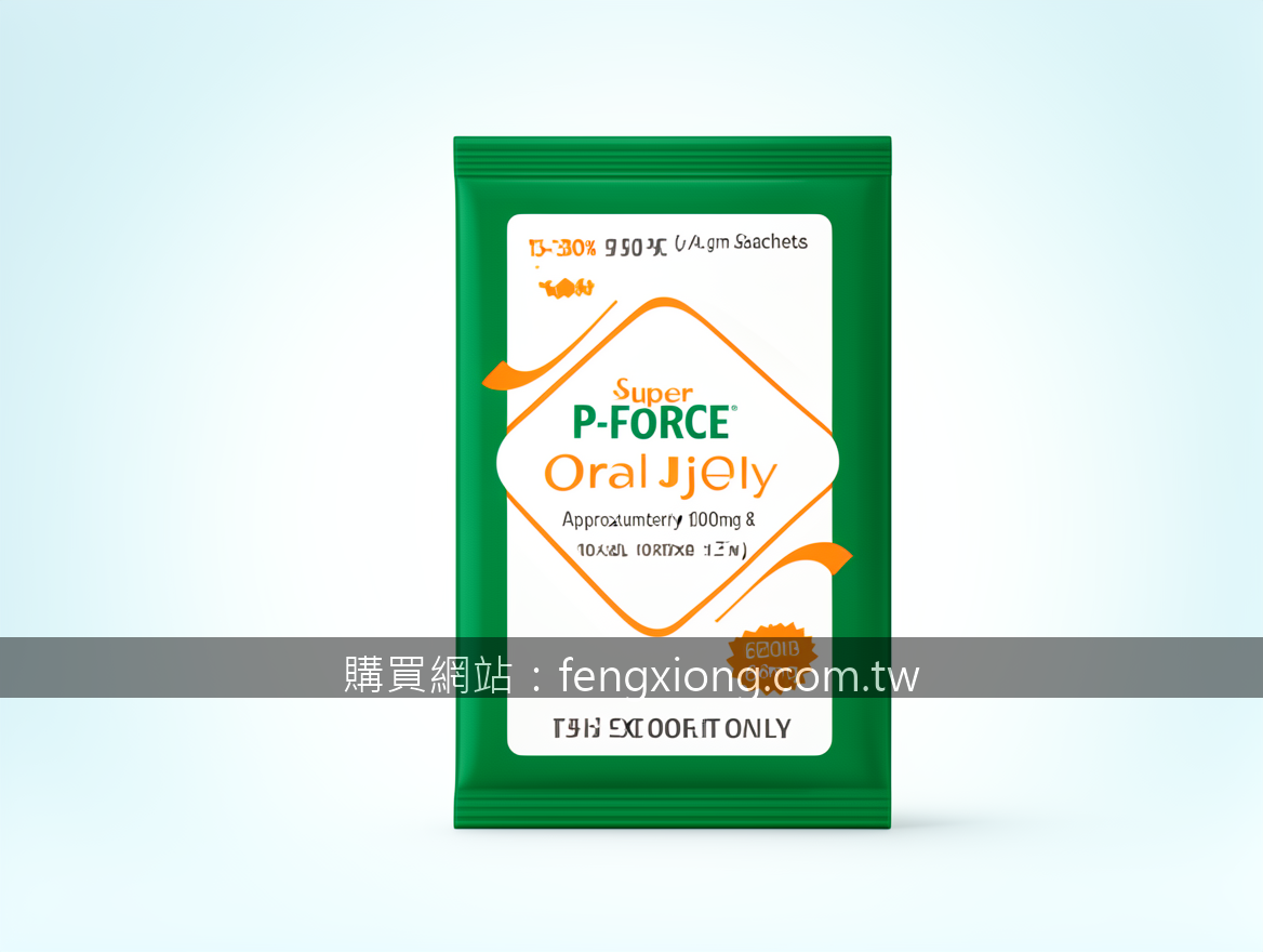 BRIGHT modern advertising photography. Place the Super P-FORCE Oral Jelly 100mg 