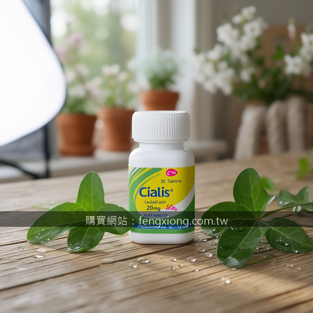 Scandinavian hygge product photography. Photograph the Cialis 20mg 30 Tablets pr