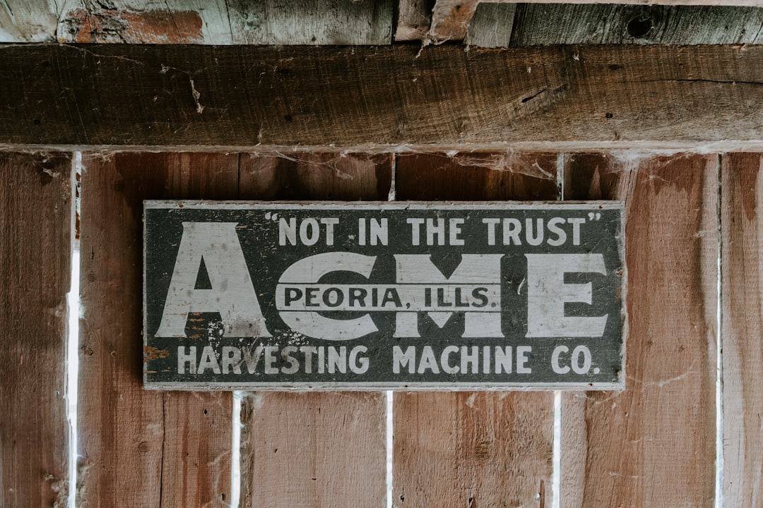 A sign that is on the side of a building